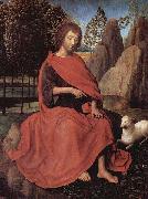 Hans Memling, Diptychon mit Johannes dem Taufer und der Hl. Veronika, linker Flugel